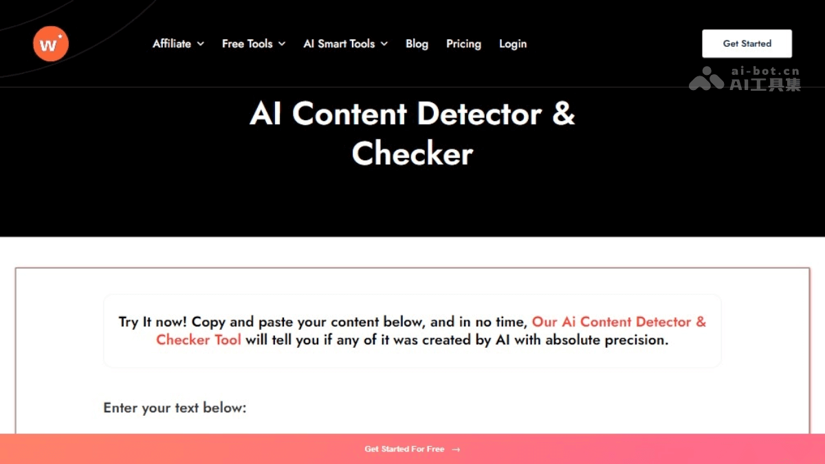Writecream AI Content Detector
